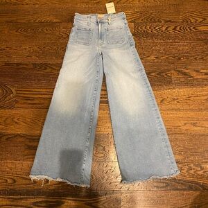 Light Blue Wide-Leg Women Jeans